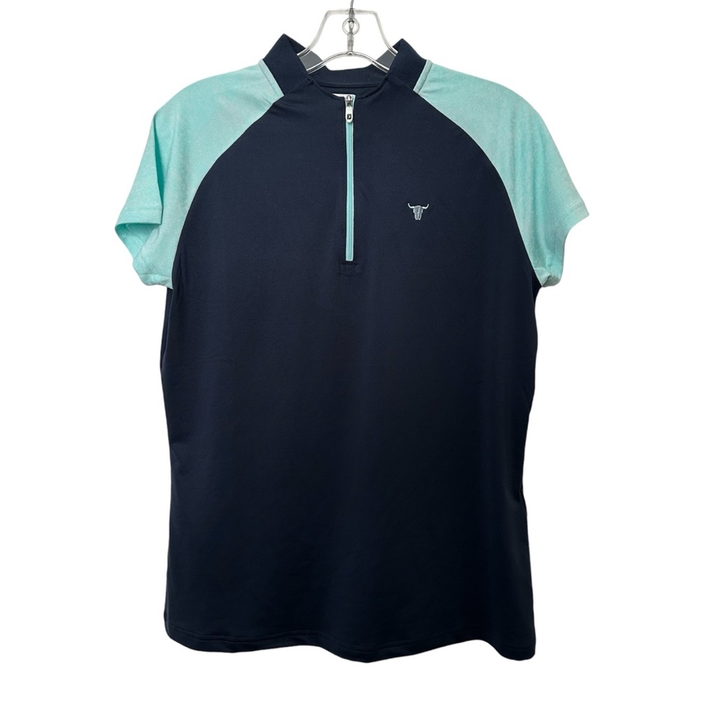 FJ FootJoy Placket Polo Raglan Top